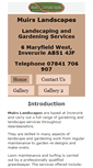 Mobile Screenshot of muirslandscapes.co.uk